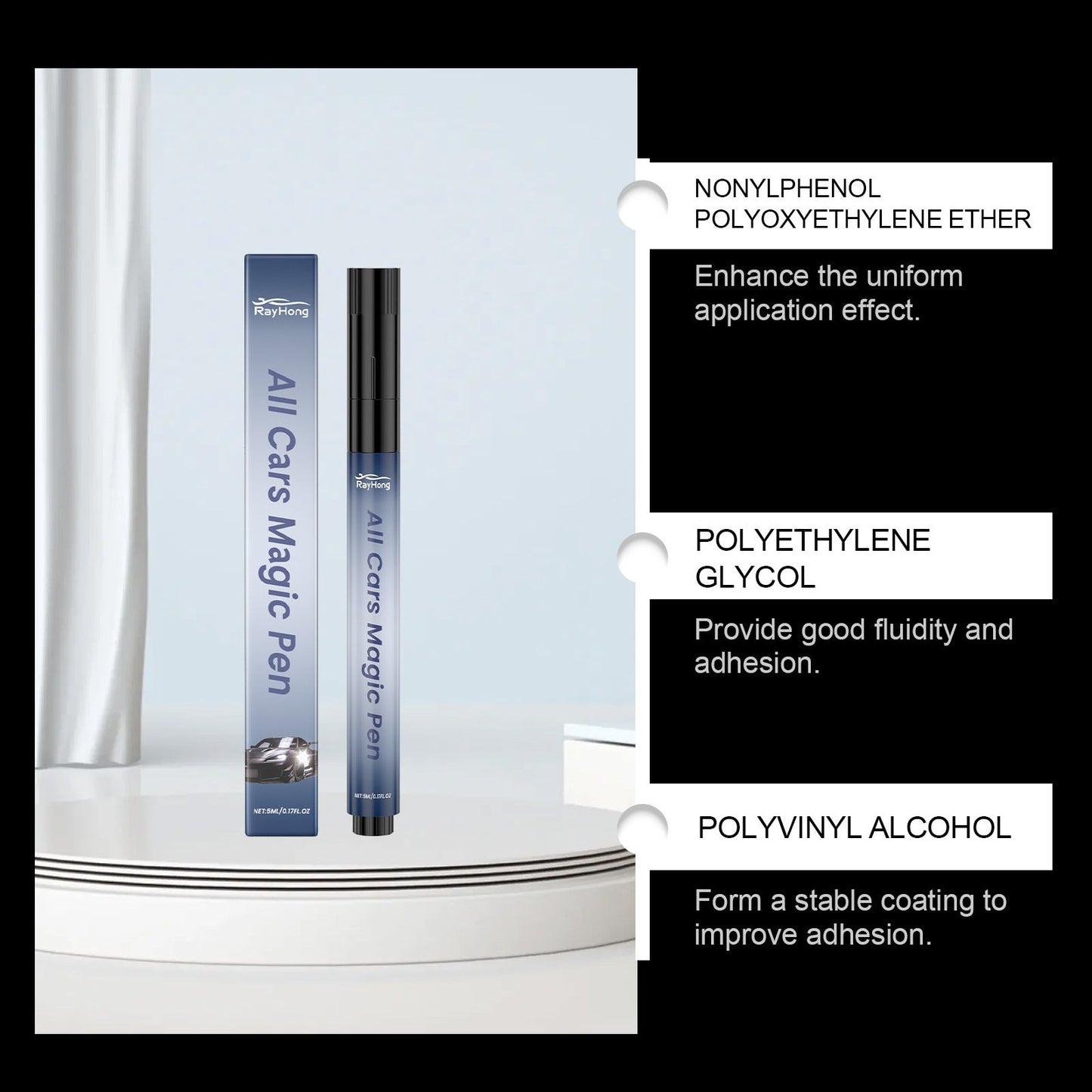 đâš Magic Car Scratch Removal Pen â Omedelbar lackreparation och glans đ ïžđ