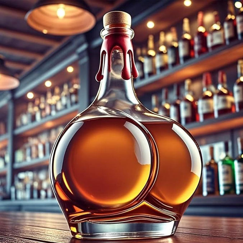 Skrattframkallande whiskyflaskor