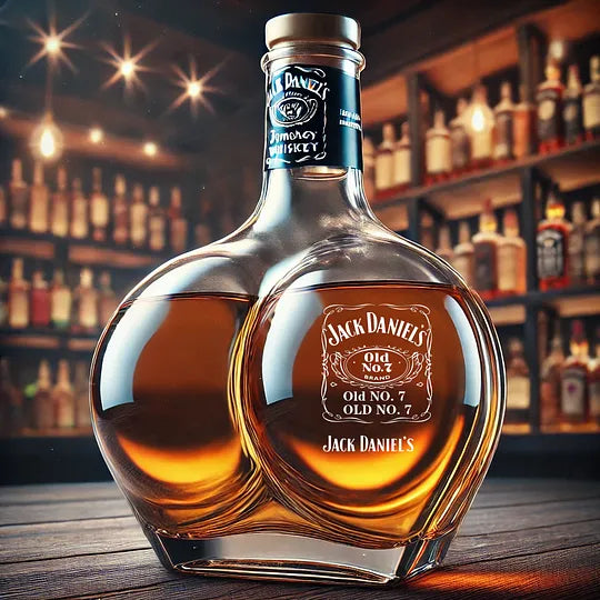 Skrattframkallande whiskyflaskor