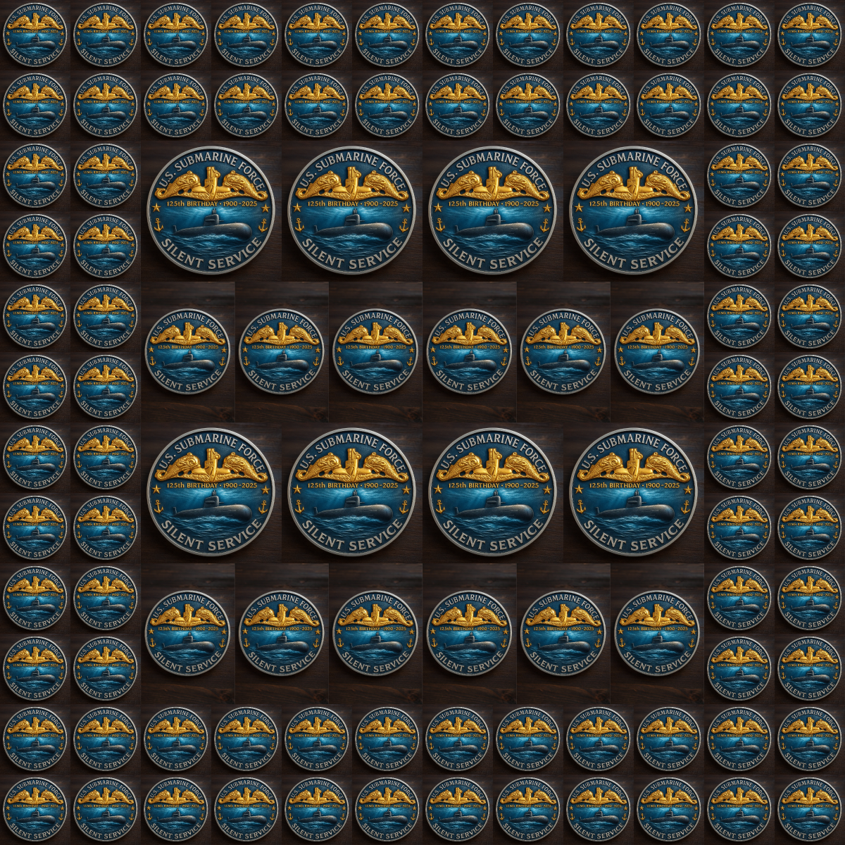 ⚓ ”125-årsjubileum för den amerikanska ubåtsflottan” – minnesmynt