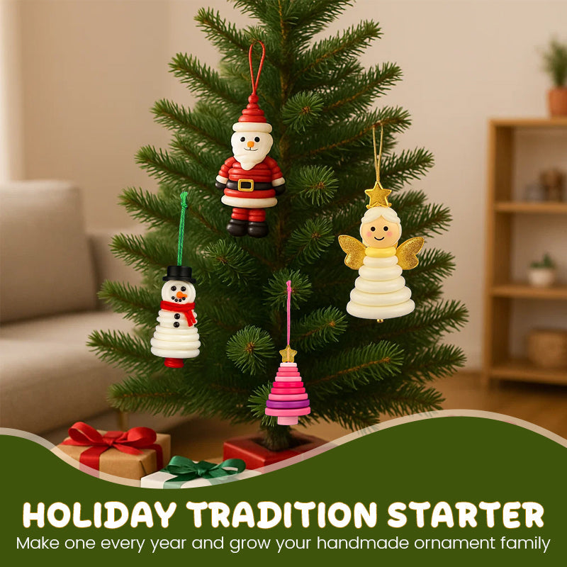 ☃️ DIY-kit för snögubbe-knappdekoration ☃️