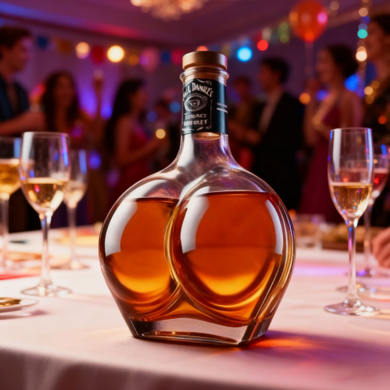 Skrattframkallande whiskyflaskor