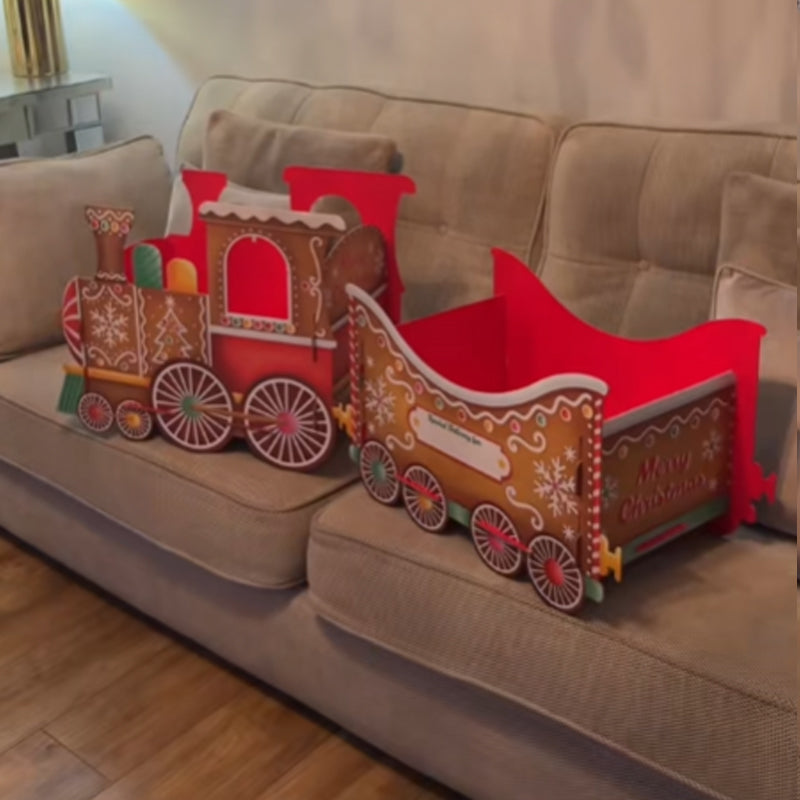 đ Santa's Gift Train - leverera julglĂ€dje med sti! đđ