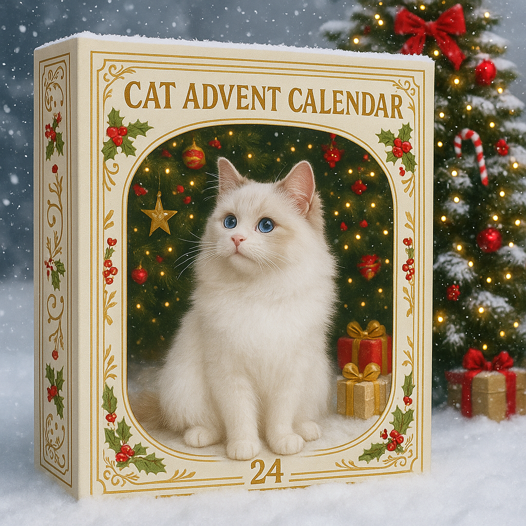 đČjulklapp - Perfekt jul - Adventskalender för kattĂ€lskare 2025