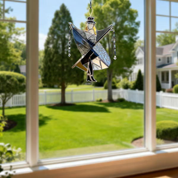 🔥SISTA DAGEN 57 % RABATT -💃Stevie Nicks🤘 Handgjord spinner i målat glas