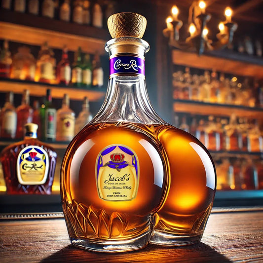 Skrattframkallande whiskyflaskor