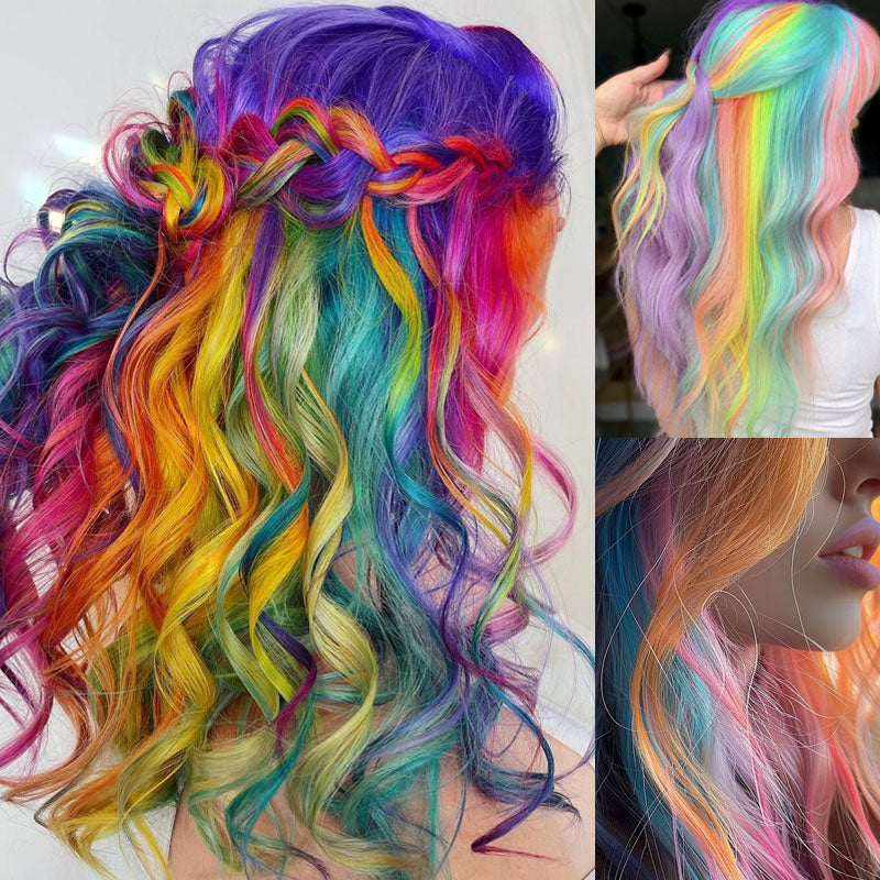 ✨ ColorWhirl tillfällig hårfärgskam