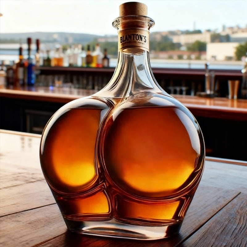 Skrattframkallande whiskyflaskor