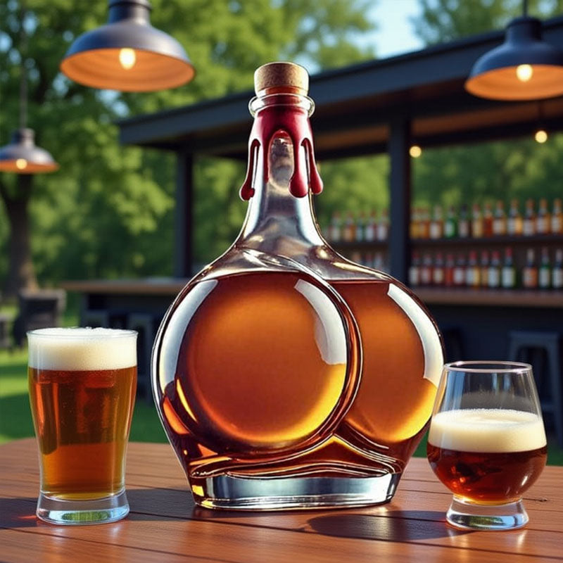 Skrattframkallande whiskyflaskor