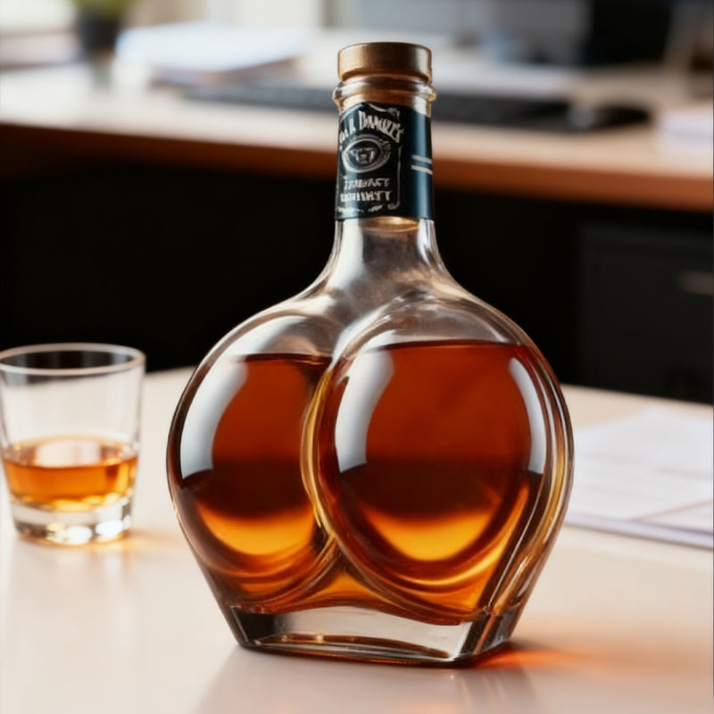 Skrattframkallande whiskyflaskor
