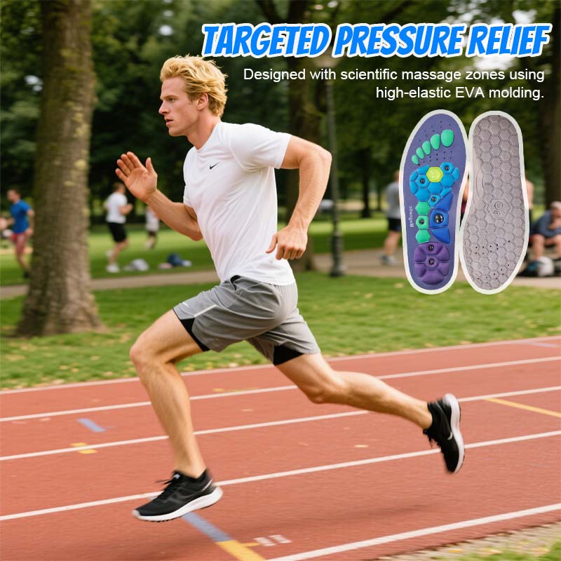 🧲 Magnetisk terapi massageinläggssulor